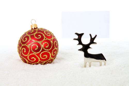 Reindeer With Bauble