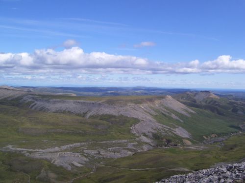 Arctic Plateau And Stream Valley