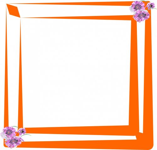 2 Flowers Frame