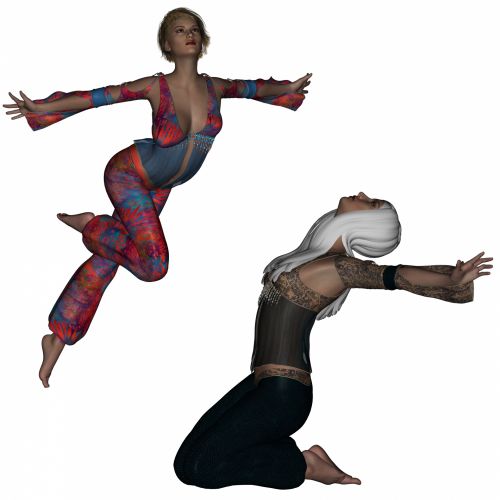 2 Women Dancing