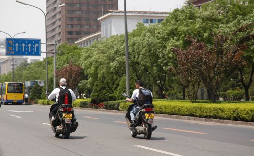 Motorcyles In Beijing