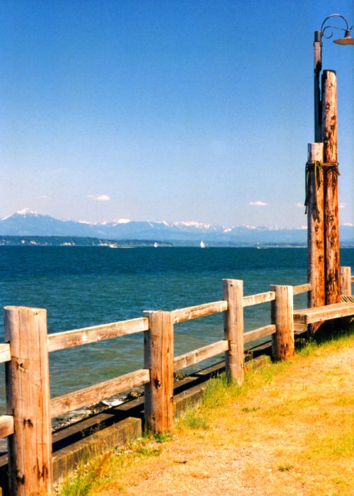 Snow Capped Mountains In Washington