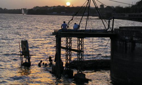 Sunset In The Lake