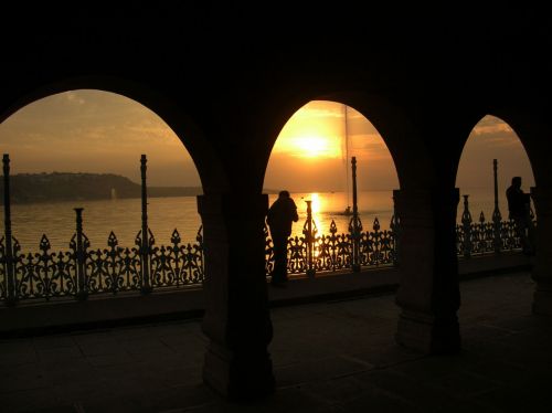 Sunset In The Lake