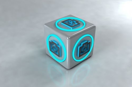 3d modeling camera illustration