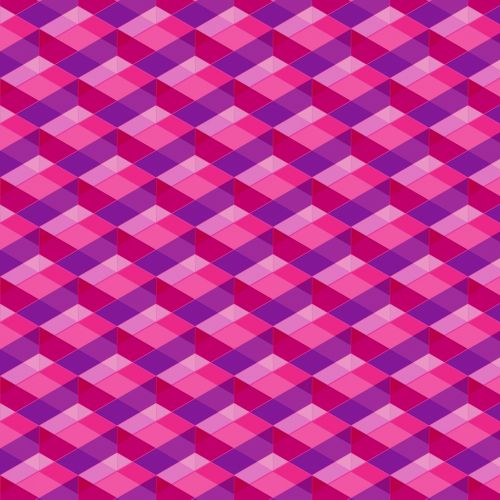 3D Pink Cubes Background