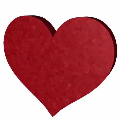 3d Red Heart