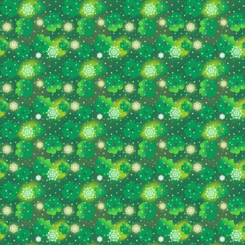 4-leaf clover star glitter
