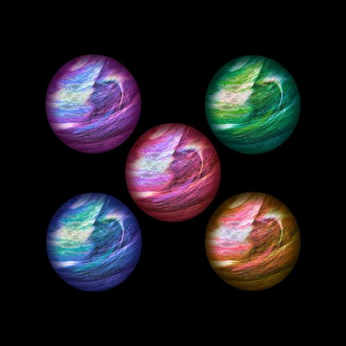 5 Colorful Planets