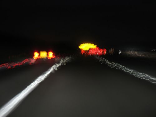 Motorway At Night