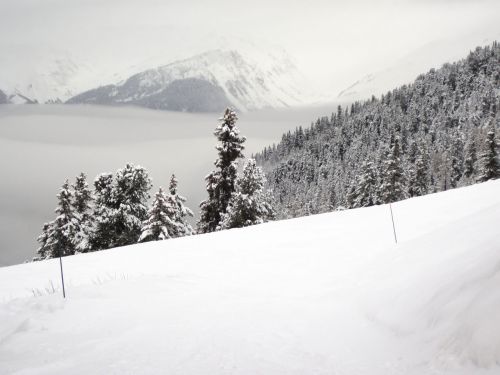 Winter Mountain Landscape