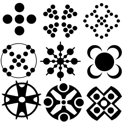 9 Black Circles 2