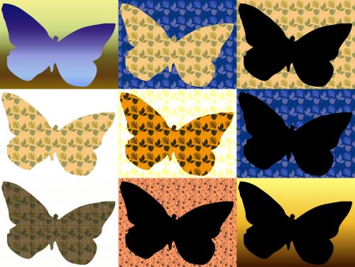 9 Butterflies