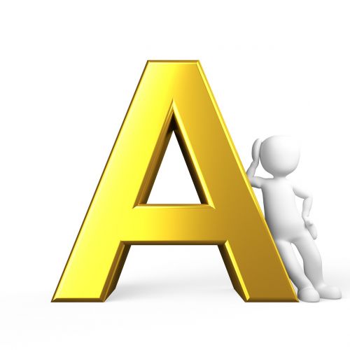 a letter alphabet