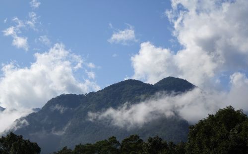 a bird's eye view mountain nature