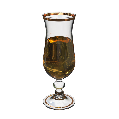 a cocktail glass drink bubbles