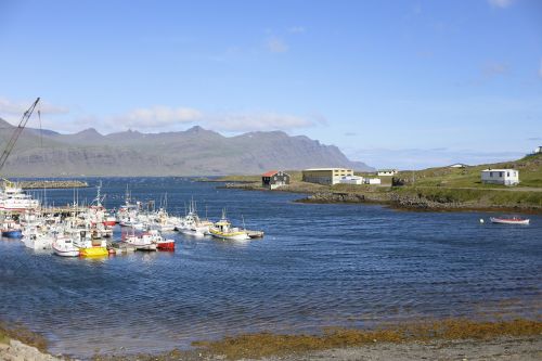 a fishing village ocean iceland