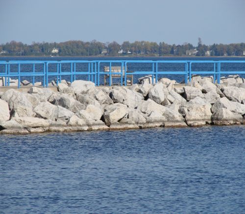 A Sidewalk To The Lake