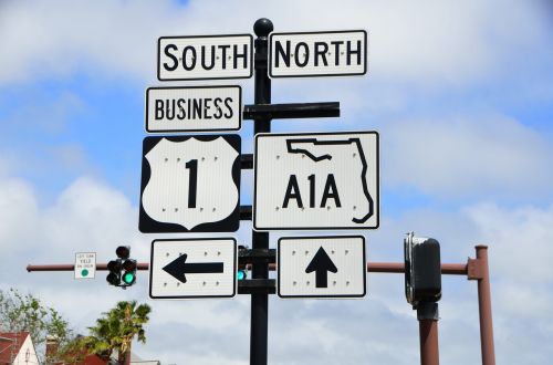 a1a sign route florida