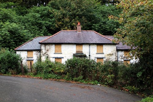 abandoned  house  wales