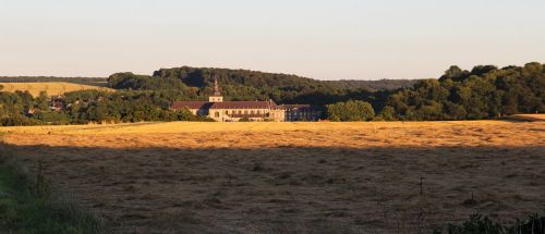 abbey of floreffe landscape sunset