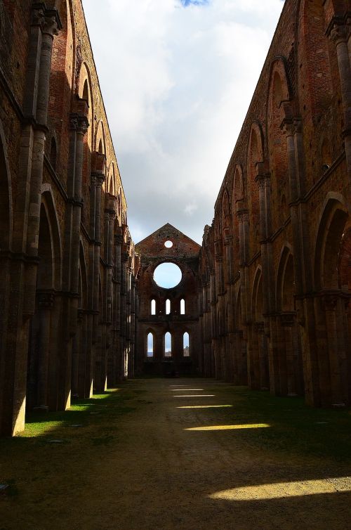 abbey san galliano summer an abandoned