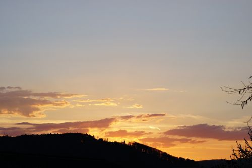 abendstimmung evening sky sunset