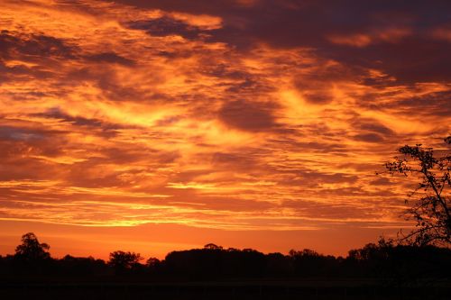 abendstimmung sunset sky