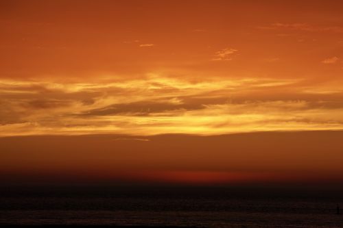 abendstimmung afterglow evening sky