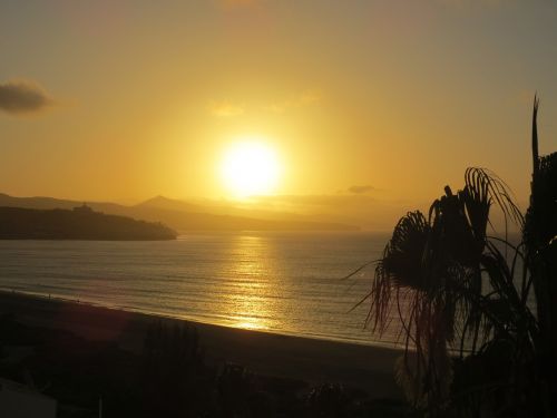 abendstimmung beach sea