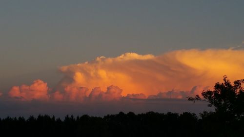 abendstimmung clouds romantic