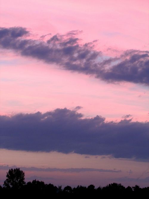 abendstimmung clouds sunset