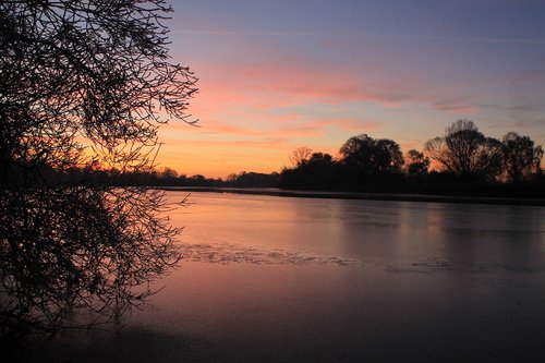 abendstimmung  sunset  afterglow