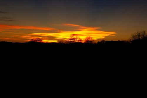 abendstimmung  mountains  sunset