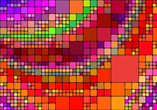 abstract modern art squares