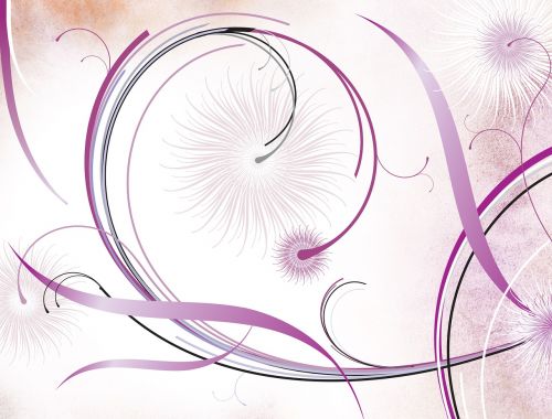 abstract background flowers