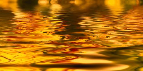 abstract water gold