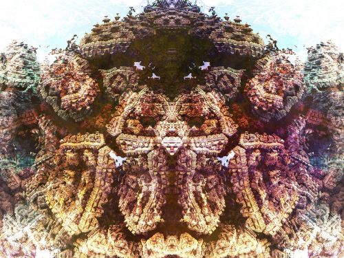 abstract fractal closeup