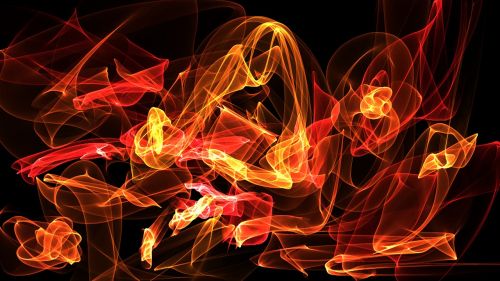 abstract fire light