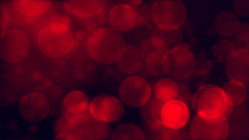 red bokeh abstract
