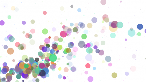 colorful bubble abstract