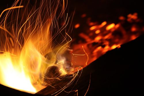 abstract blaze bonfire