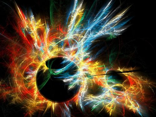 abstract fractal magical