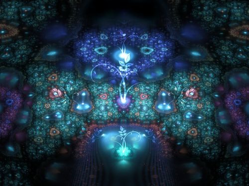 abstract fractal magical