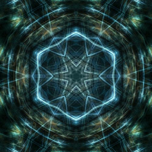abstract fractal magical