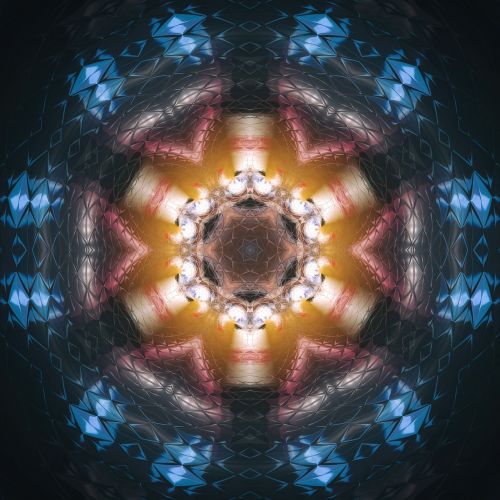 abstract light fractal