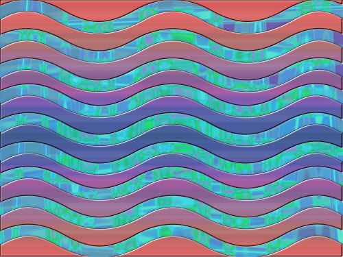 abstract digital waves