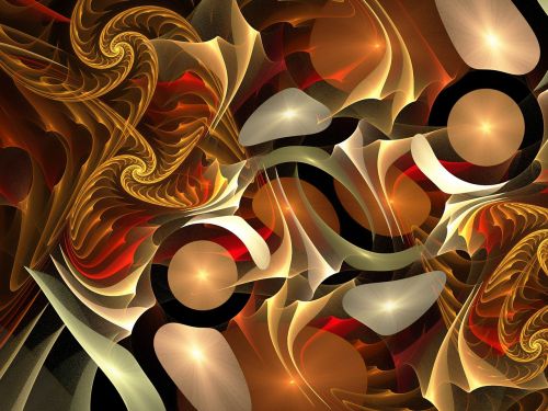 abstract fractal digital