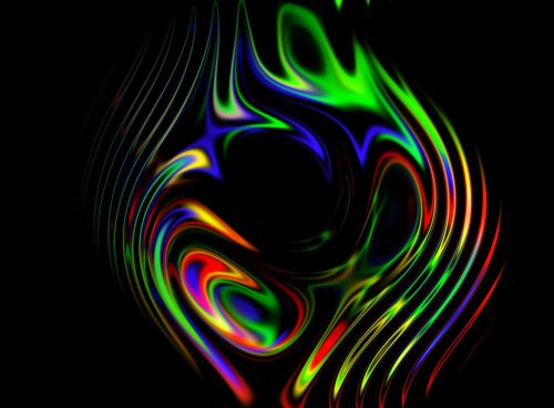 abstract rainbow colorful