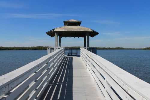 abstract dock pier